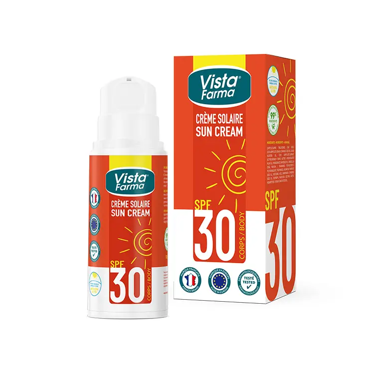 vistafarma body sun cream spf30