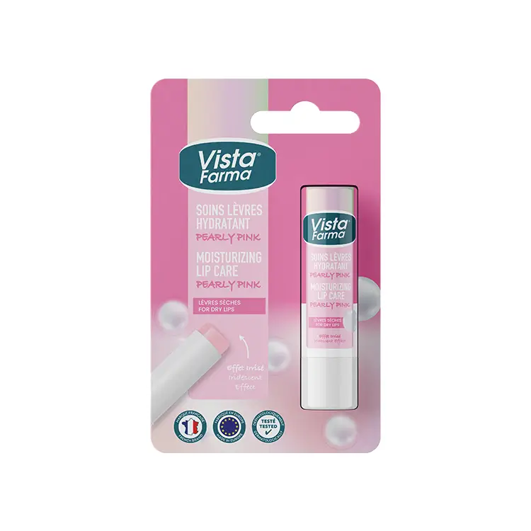 vistafarma moisturizing lip care pearly pink